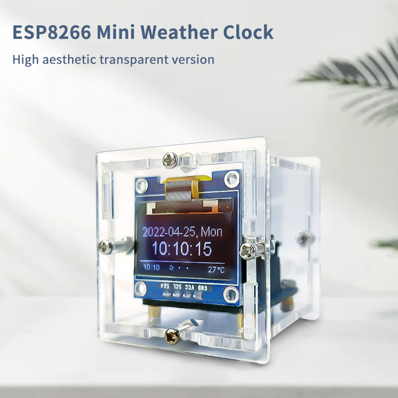 ESP8266 Mini Weather Clock Kit - đánh giá và giá Esp8266