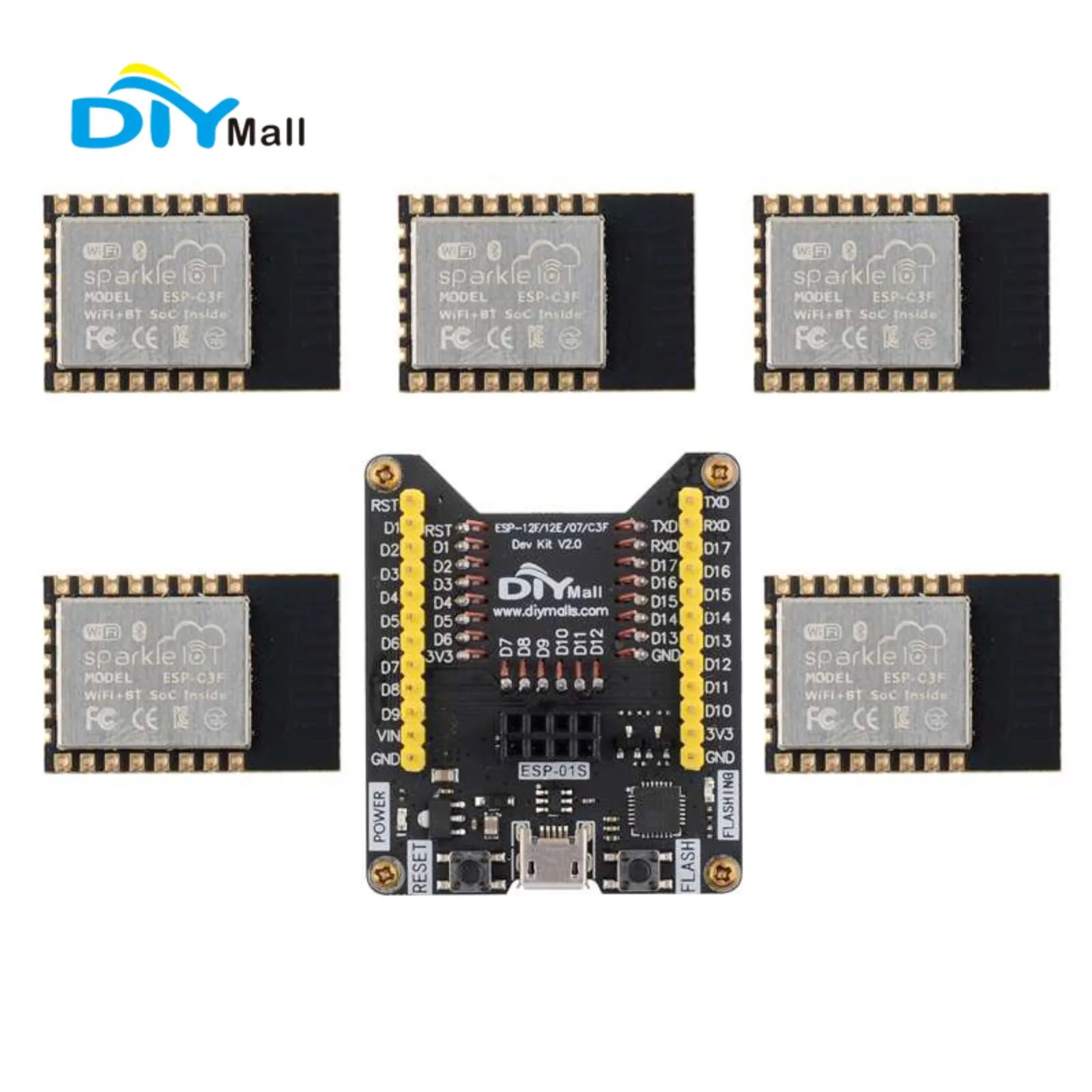 ESP32-C3F WiFi+BT Module 32-bi - đánh giá và giá Esp8266