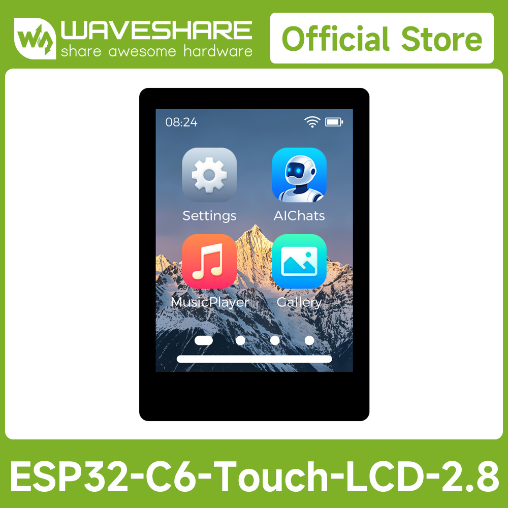 Waveshare ESP32-C6 2.8inch IPS - đánh giá và giá Esp32 Uart Module
