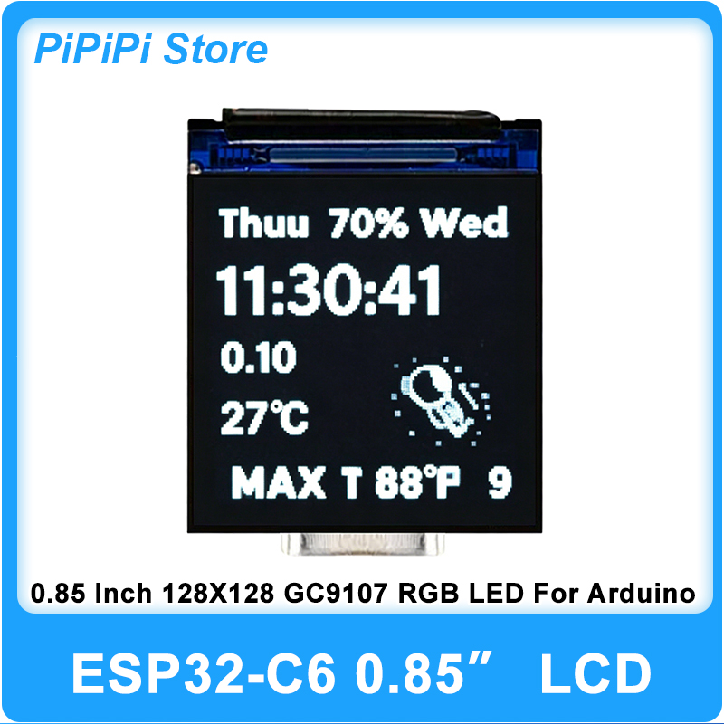 ESP32 C6 0.85 Inch 128X128 IPS - đánh giá và giá Esp32 Wifi Bluetooth Module
