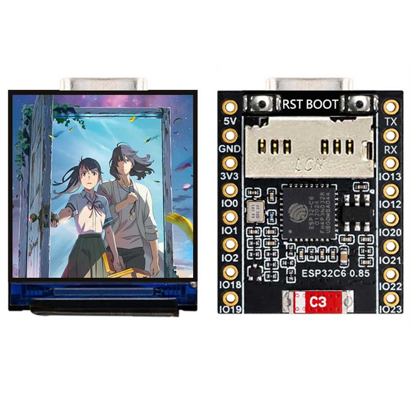 ESP32 C6 0.85 Inch 128X128 IPS - đánh giá và giá Esp32 Wifi Bluetooth Module
