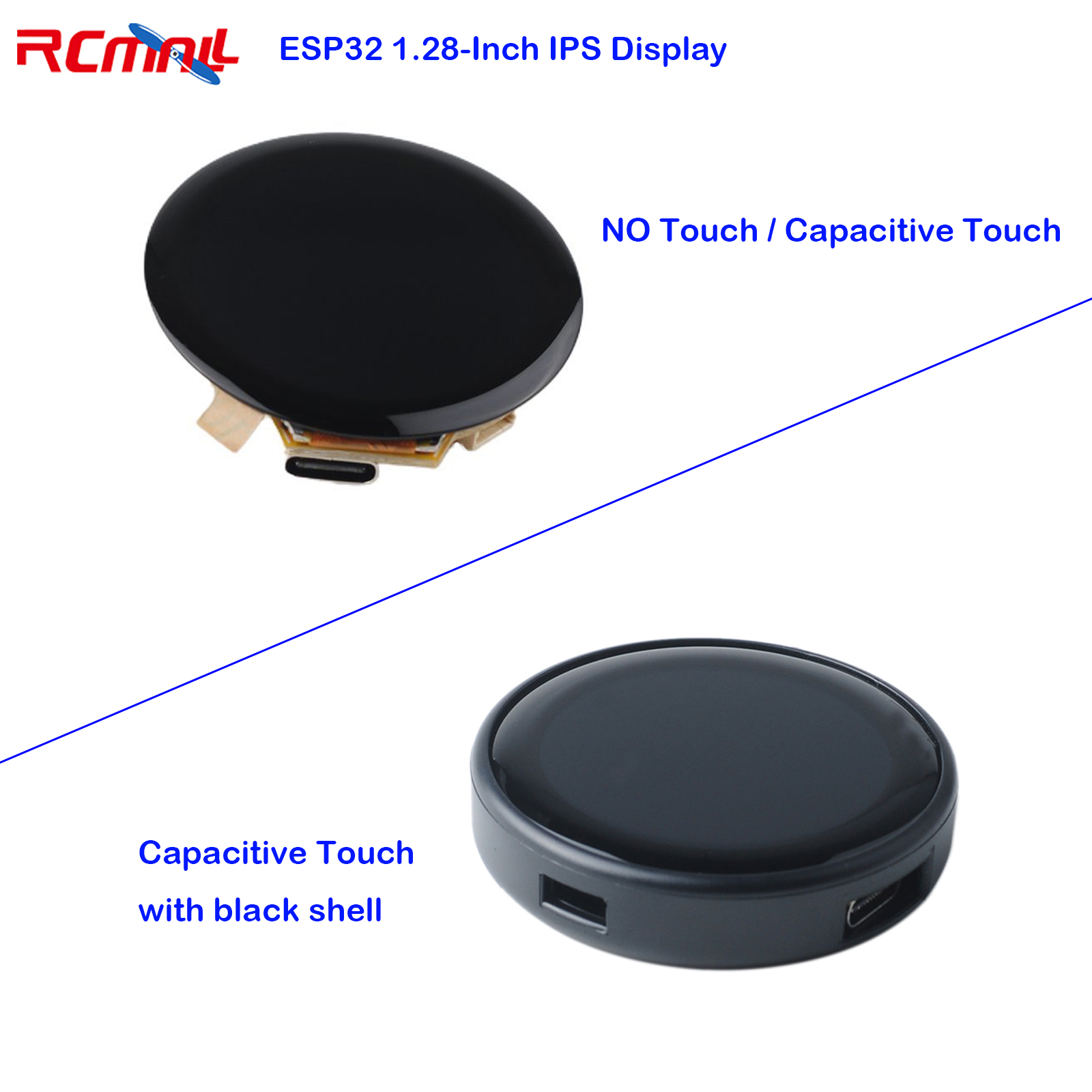 ESP32 Display 1.28 inch ESP32- - đánh giá và giá Esp32 C3