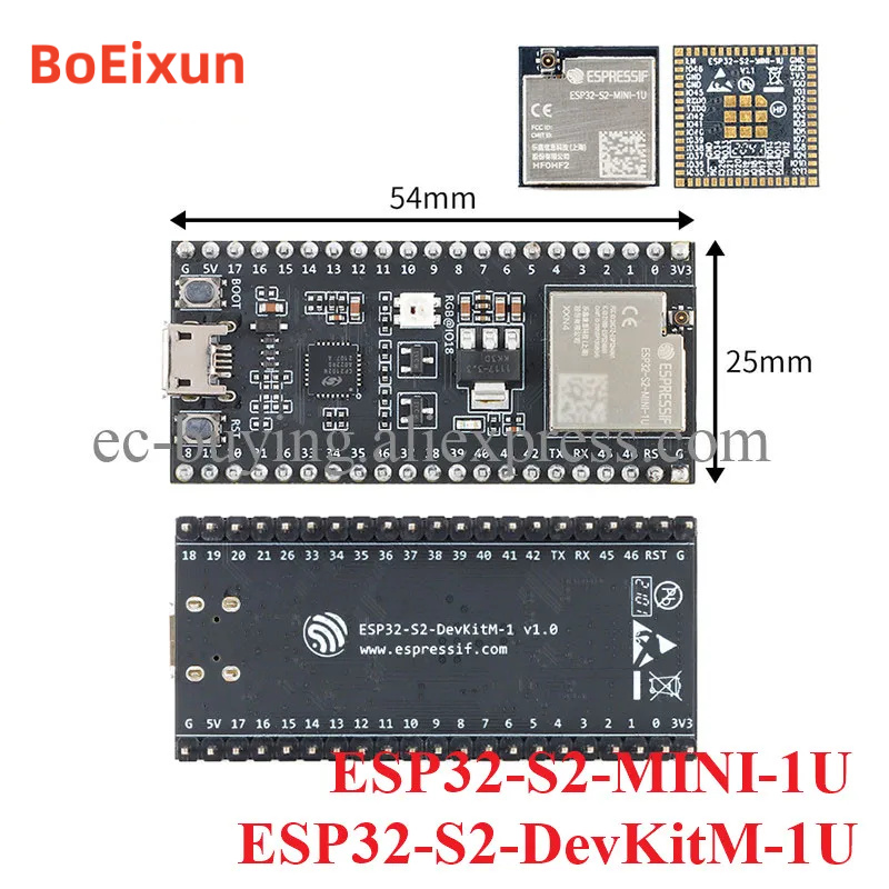 ESP32-S2-DevKitM-1U Developmen - đánh giá và giá Esp32 S2