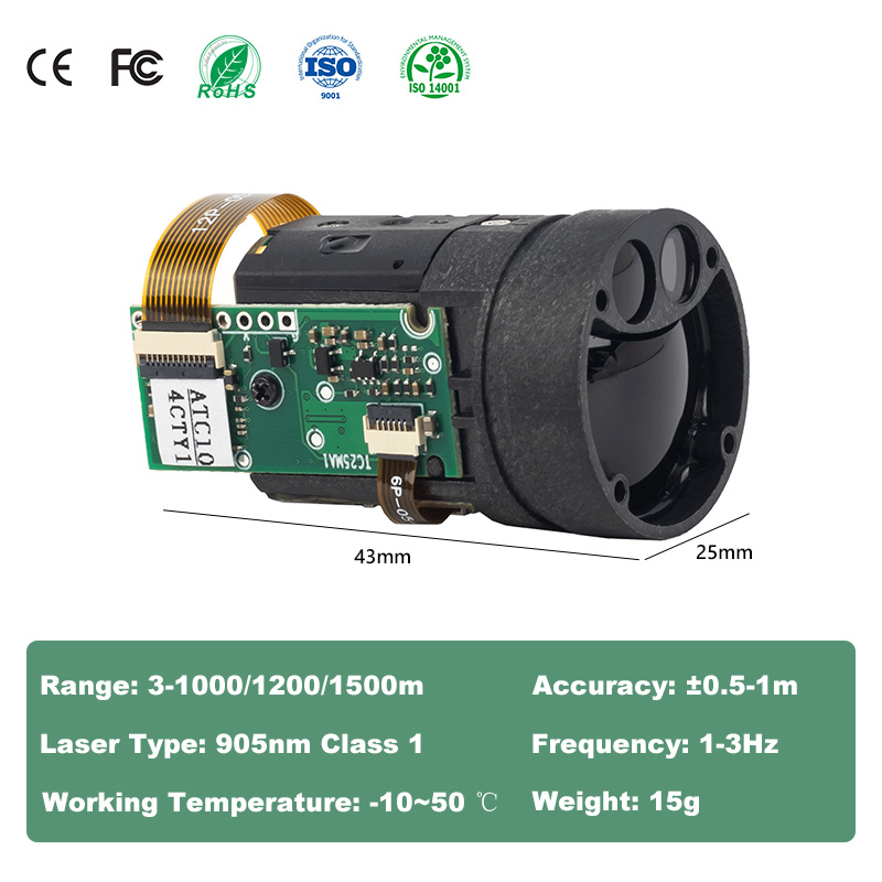 TC25 UART Laser Rangefinder Mo - đánh giá và giá Esp32 Uart Module