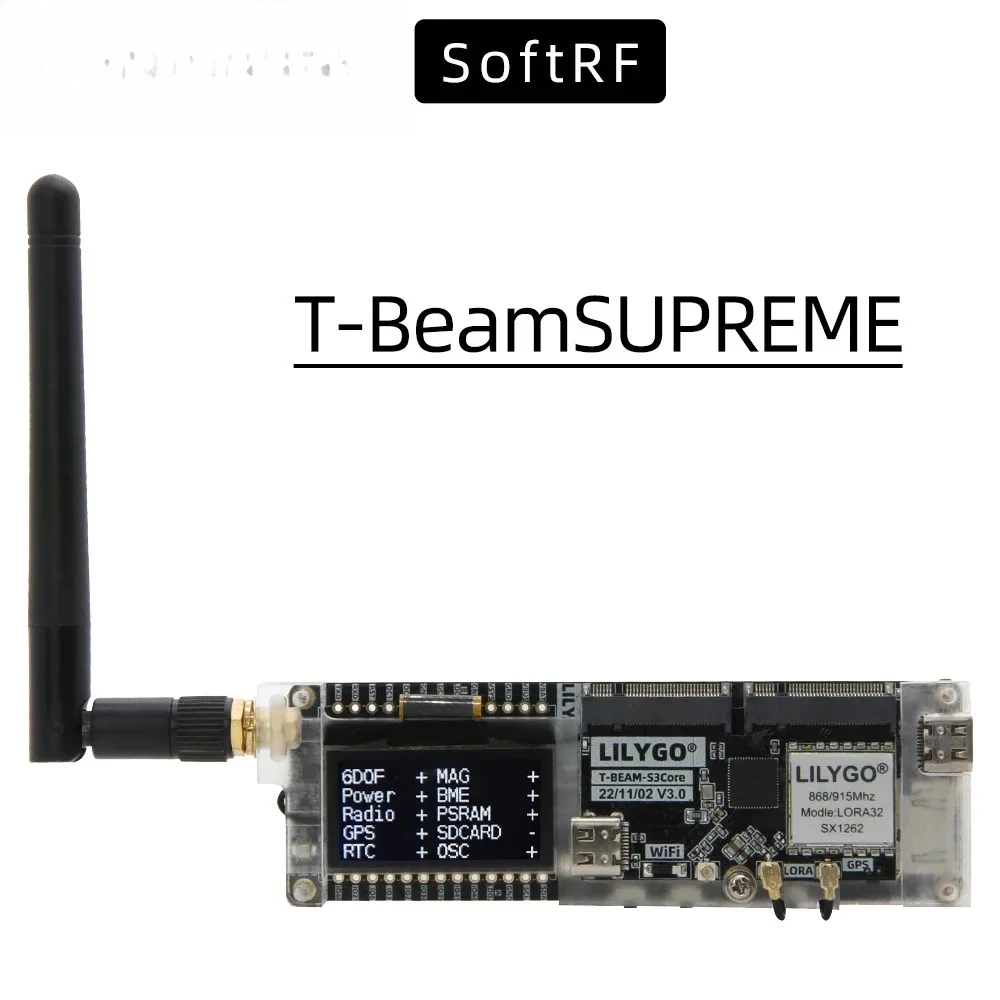 LILYGO SoftRF T-BeamSUPREME ES - đánh giá và giá Esp32 Wifi Bluetooth Module