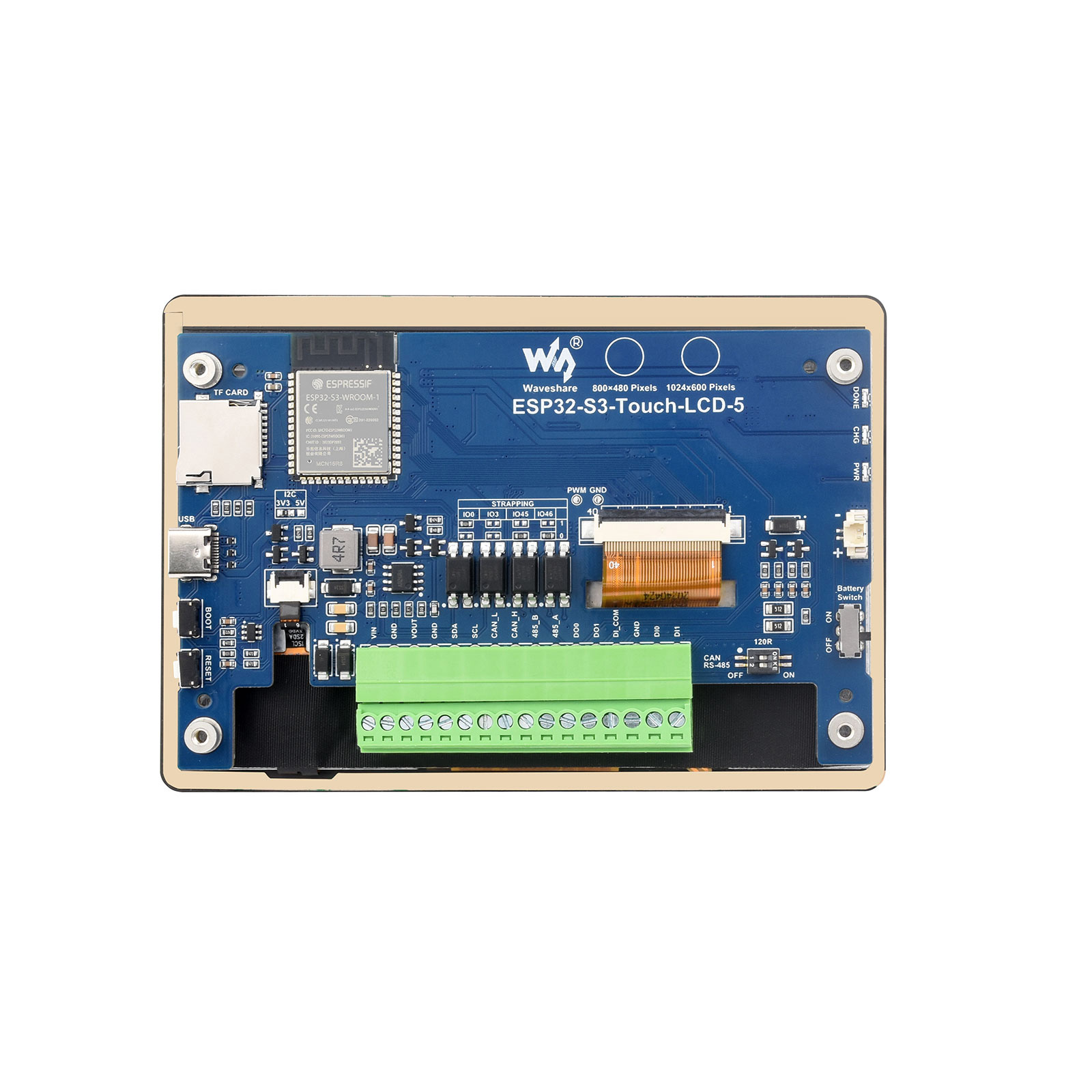 ESP32-S3 5inch Capacitive Touc - đánh giá và giá Esp32 Development Board