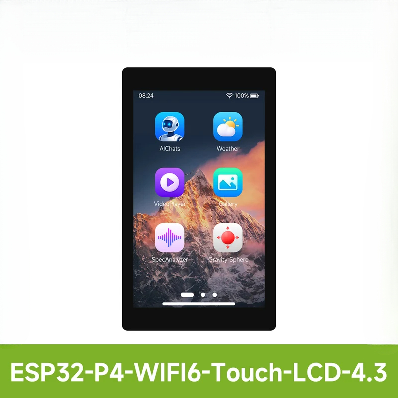 Waveshare ESP32-P4-WIFI6 4.3 I - đánh giá và giá Esp32 P4