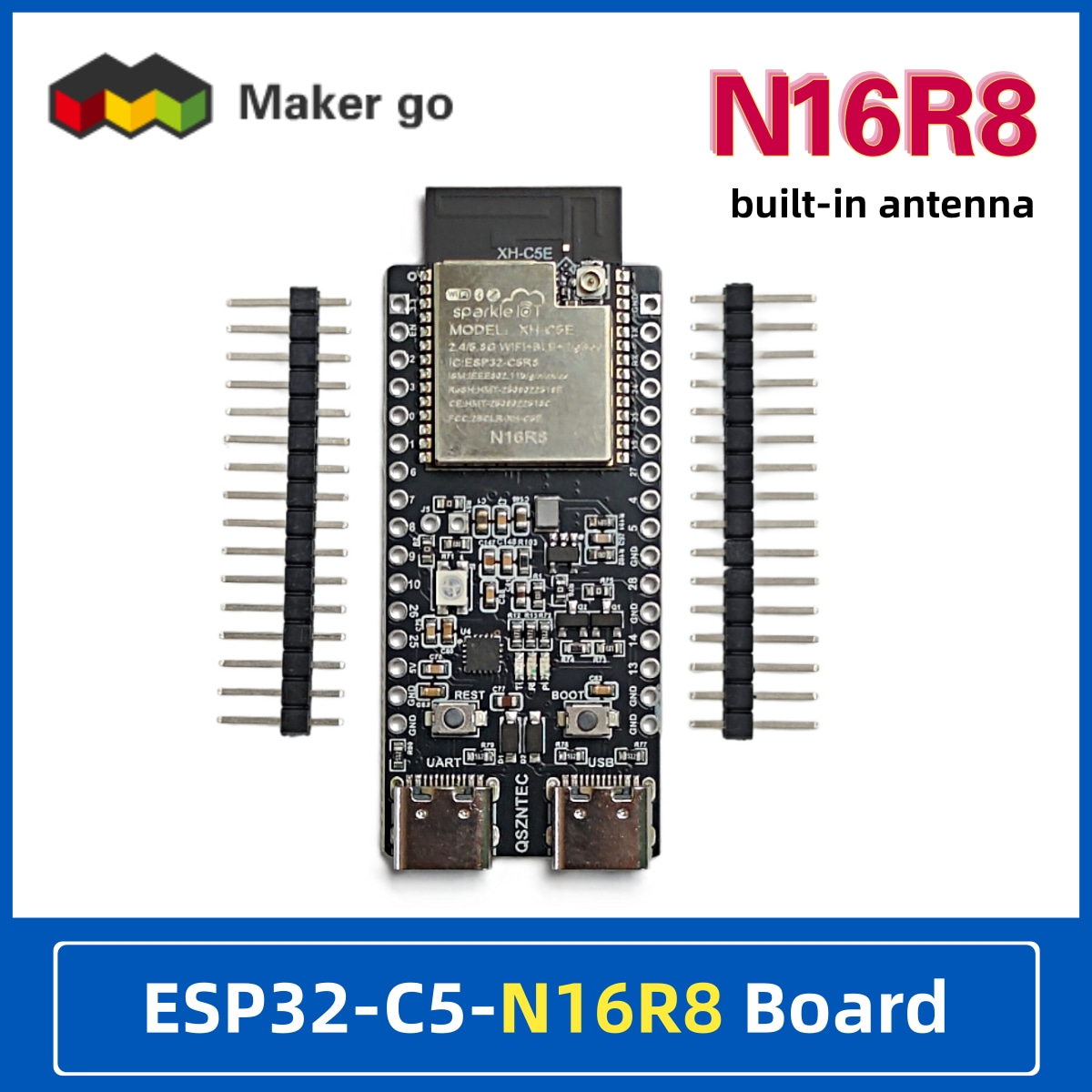 ESP32-C5-N16R8 Development Boa - đánh giá và giá Esp32 Uart Module